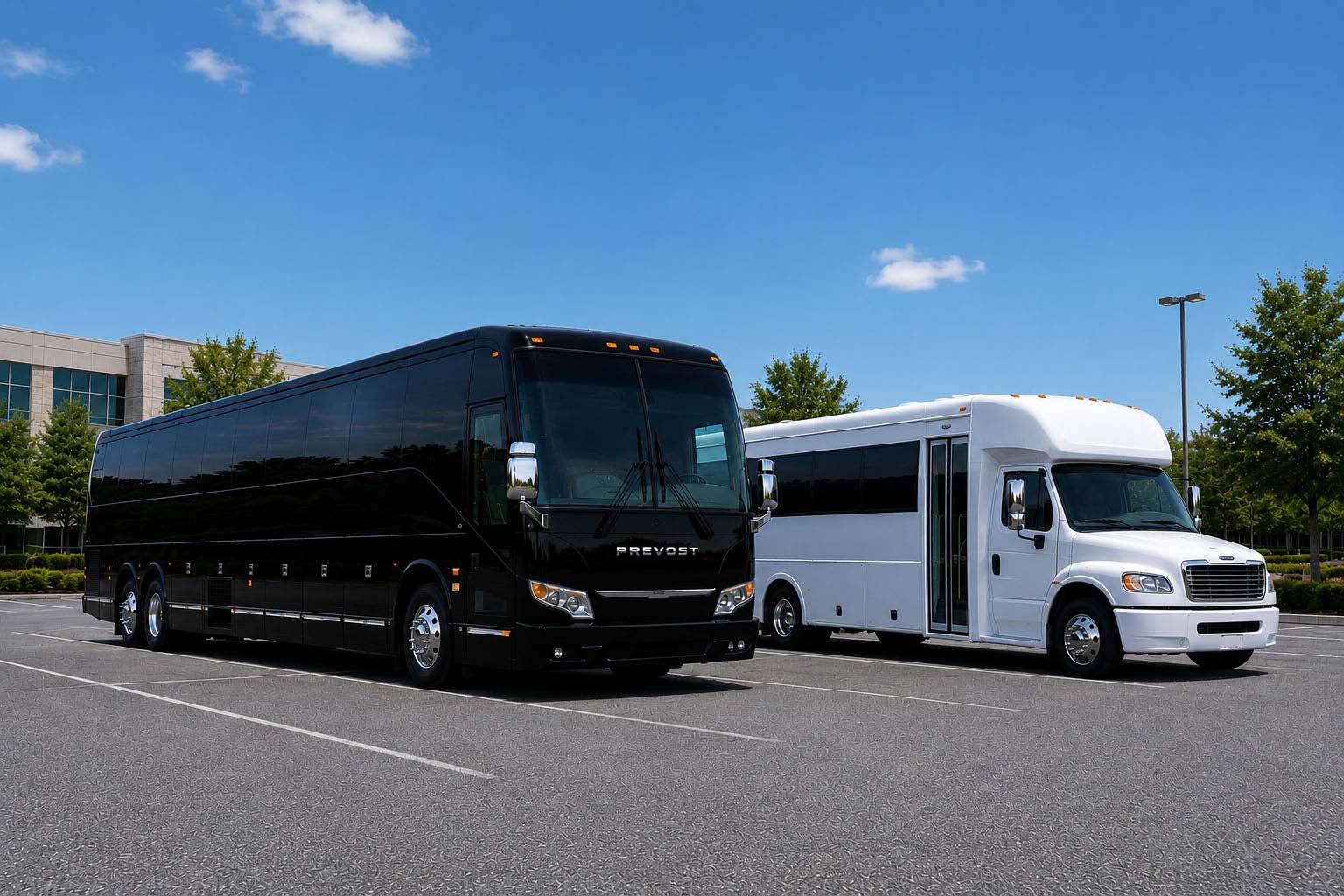 Charter bus rental in Wheatfield, IN